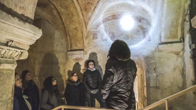 Visite guidée Cryptes Carolingiennes Abbaye