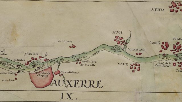 Releve De Lyonne Dapres La Cartographie De Labbe Lagrive 1732 1737 Gallica