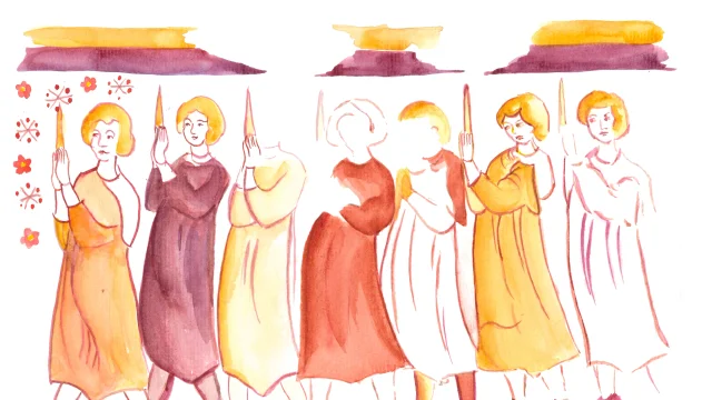 Reinterpretation Dune Partie De La Procession Par Anastasia Maymou Rotated