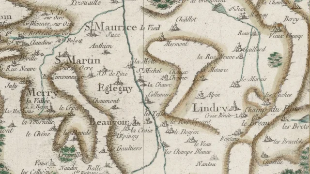 Carte De Cassini Lindry